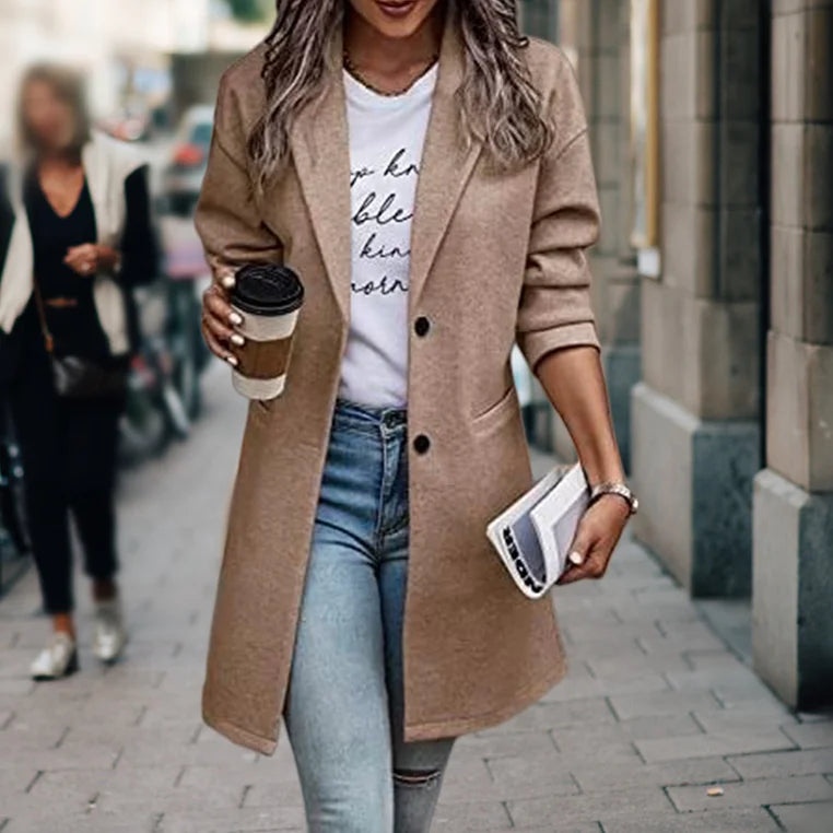 Emie - warme blazer jas