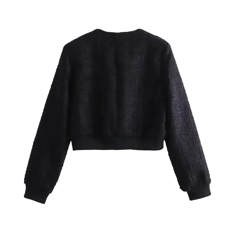 Veerle - tweed jasje met knopen